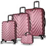Zoozie Bags Juego de maletas 4 piezas Oro rosa